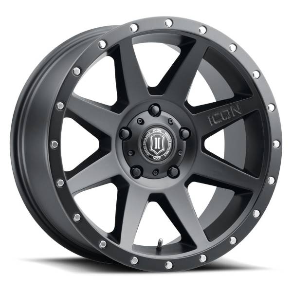 ICON Alloys - ICON Alloys REBOUND SAT BLK - 20 X 9 / 6X5.5 / 0MM / 5" BS - 1820908350SB - Image 1