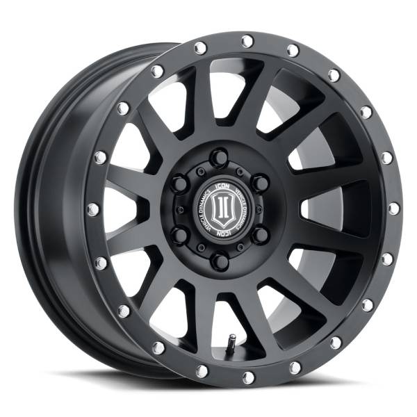 ICON Alloys - ICON Alloys Compression, Satin Black, 18 x 9 / 6 x 5.5, 25mm Offset, 6" BS - 2018909060SB - Image 1