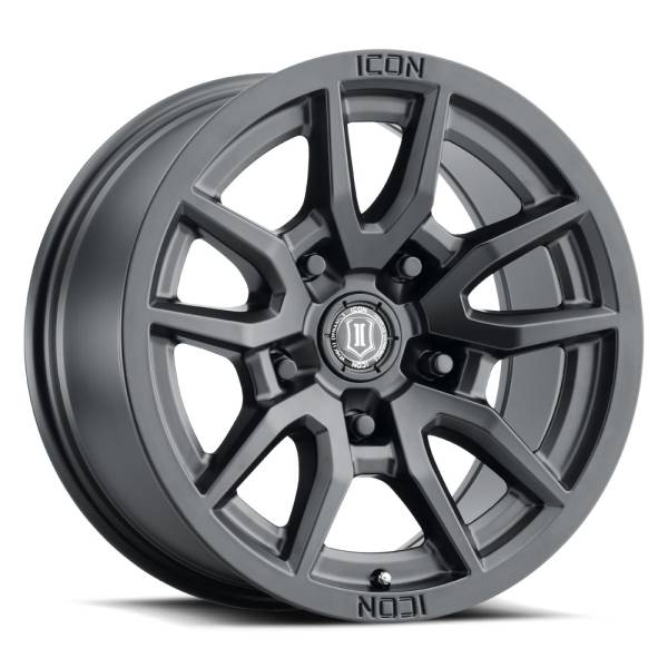 ICON Alloys - ICON Alloys VECTOR 5 SAT BLK -17 x 8.5 / 5 x 150 / 25MM / 5.75" BS - 2617855557SB - Image 1