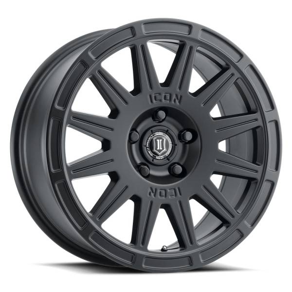 ICON Alloys - ICON Alloys RICOCHET SAT BLK - 17 X 8 / 5 X 100 / 38MM / 6" BS - 7017805060SB - Image 1