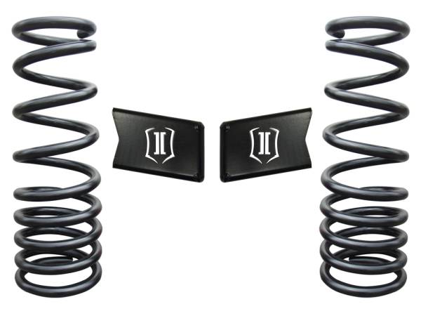 ICON Vehicle Dynamics - ICON Vehicle Dynamics 03-12 RAM HD 4WD 4.5" DUAL RATE SPRING KIT Black Steel - 214010 - Image 1