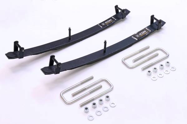 ICON Vehicle Dynamics - ICON Vehicle Dynamics 96-UP TACOMA/00-06 TUNDRA 1.5" ADD-A-LEAF KIT Black Steel - 51100 - Image 1