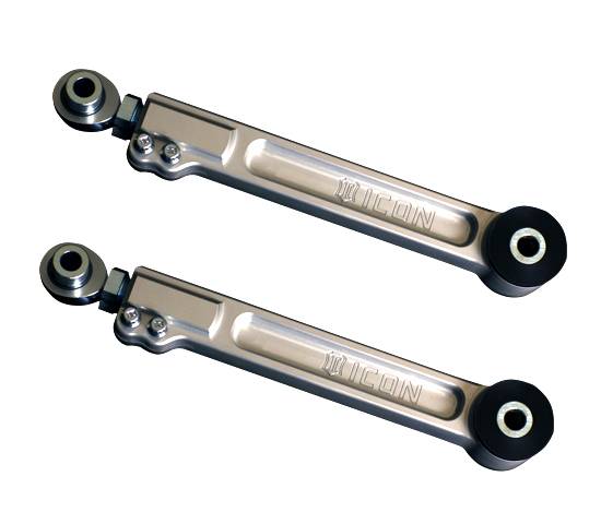 ICON Vehicle Dynamics - ICON Vehicle Dynamics 07-UP FJ/03-UP 4RNR/03-UP GX BILLET UPPER TRAILING ARM KIT Gray Anodized - 54100 - Image 1