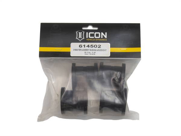 ICON Vehicle Dynamics - ICON Vehicle Dynamics 218550 REPLACEMENT BUSHING AND SLEEVE KIT - 614502 - Image 1