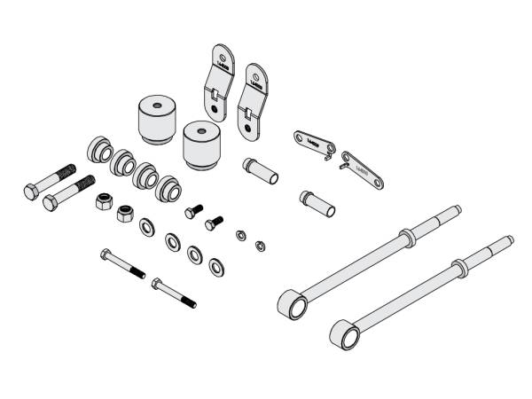 ICON Vehicle Dynamics - ICON Vehicle Dynamics 05-07 FSD FRONT 4.5" BOX KIT - 64000 - Image 1