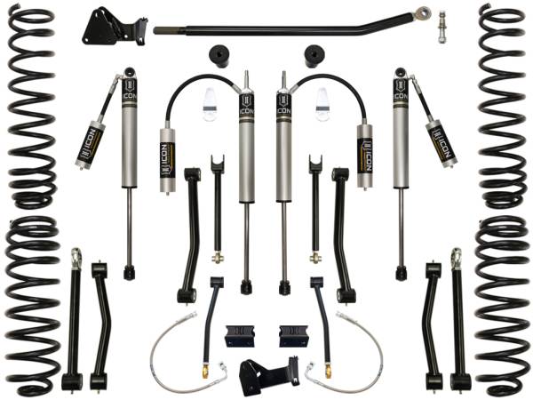 ICON Vehicle Dynamics - ICON Vehicle Dynamics 07-18 JEEP JK 4.5" STAGE 2 SUSPENSION SYSTEM - K24002 - Image 1