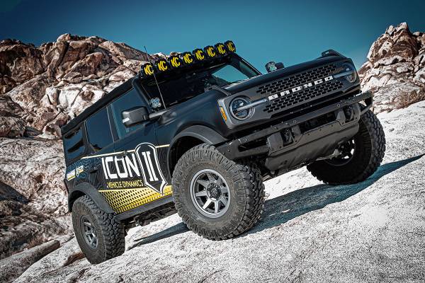 ICON Vehicle Dynamics - ICON Vehicle Dynamics 21-22 BRONCO NON-SASQUATCH 3-4" LIFT STAGE 6 SUSPENSION SYSTEM TUBULAR - K40006T - Image 1