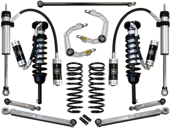 ICON Vehicle Dynamics - ICON Vehicle Dynamics 03-09 4RUNNER/FJ 0-3.5" STAGE 6 SUSPENSION SYSTEM W BILLET UCA - K53056 - Image 1