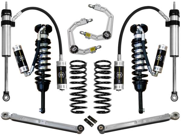 ICON Vehicle Dynamics - ICON Vehicle Dynamics 10-UP FJ/10-UP 4RUNNER 0-3.5" STAGE 5 SUSPENSION SYSTEM W BILLET UCA - K53065 - Image 1