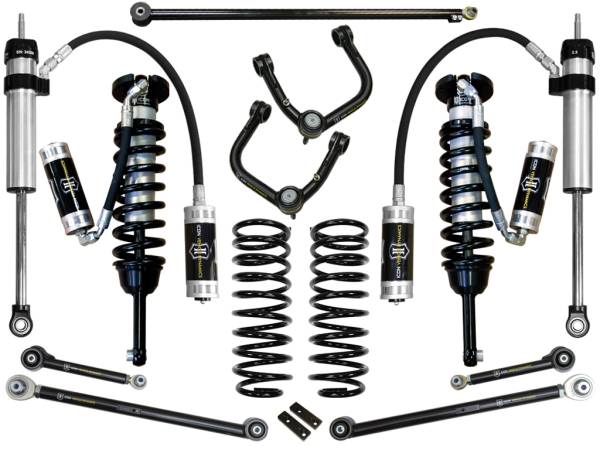 ICON Vehicle Dynamics - ICON Vehicle Dynamics 10-UP FJ/10-UP 4RUNNER 0-3.5" STAGE 6 SUSPENSION SYSTEM W TUBULAR UCA - K53066T - Image 1