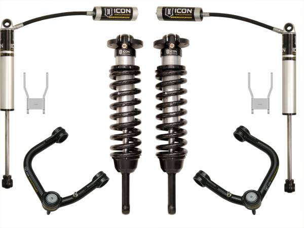 ICON Vehicle Dynamics - ICON Vehicle Dynamics 05-11 HILUX 0-3" STAGE 3 SUSPENSION SYSTEM W TUBULAR UCA - K53138T - Image 1