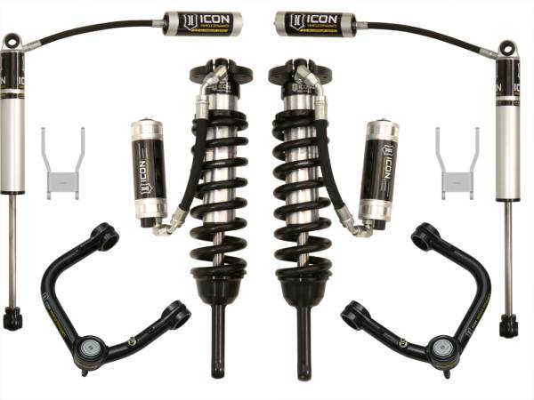 ICON Vehicle Dynamics - ICON Vehicle Dynamics 05-11 HILUX 0-3" STAGE 5 SUSPENSION SYSTEM W TUBULAR UCA - K53140T - Image 1