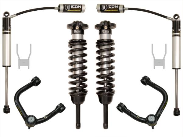 ICON Vehicle Dynamics - ICON Vehicle Dynamics 12-15 HILUX 0-3" STAGE 3 SUSPENSION SYSTEM W TUBULAR UCA - K53143T - Image 1