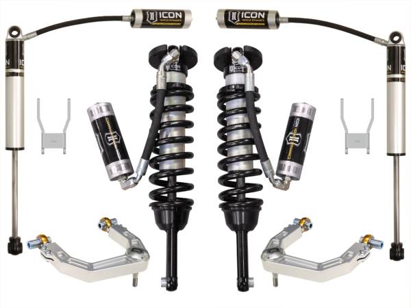 ICON Vehicle Dynamics - ICON Vehicle Dynamics 12-15 HILUX 0-3" STAGE 4 SUSPENSION SYSTEM W BILLET UCA - K53144 - Image 1