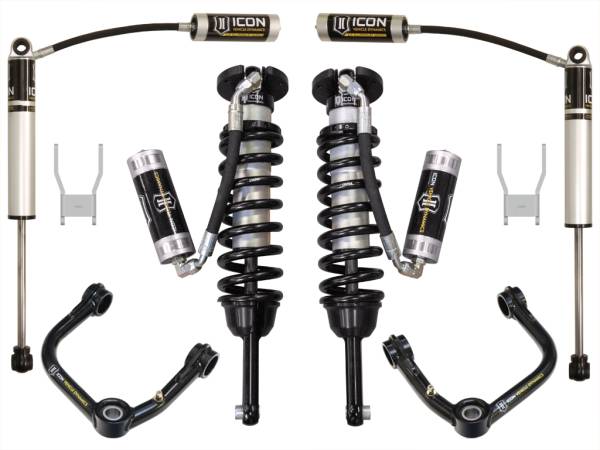 ICON Vehicle Dynamics - ICON Vehicle Dynamics 12-15 HILUX 0-3" STAGE 4 SUSPENSION SYSTEM W TUBULAR UCA - K53144T - Image 1