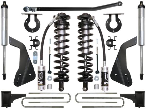 ICON Vehicle Dynamics - ICON Vehicle Dynamics 05-07 FORD F-250/F-350 4-5.5" STAGE 2 COILOVER CONVERSION SYSTEM - K63112 - Image 1