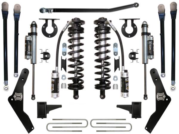 ICON Vehicle Dynamics - ICON Vehicle Dynamics 11-16 FORD F-250/F-350 4-5.5" STAGE 4 COILOVER CONVERSION SYSTEM - K63134 - Image 1