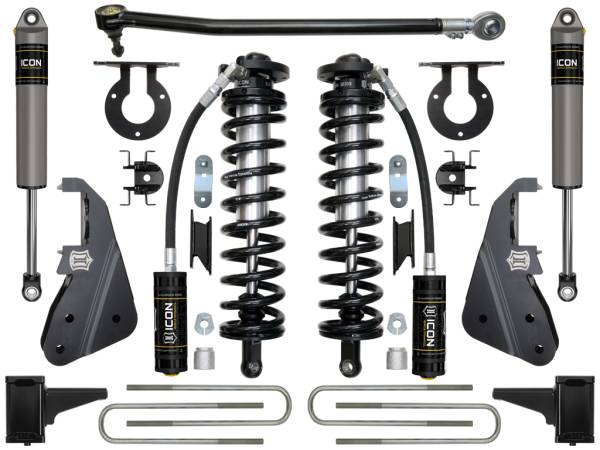 ICON Vehicle Dynamics - ICON Vehicle Dynamics 17-22 FORD F-250/F-350 4-5.5" STAGE 2 COILOVER CONVERSION SYSTEM - K63152 - Image 1