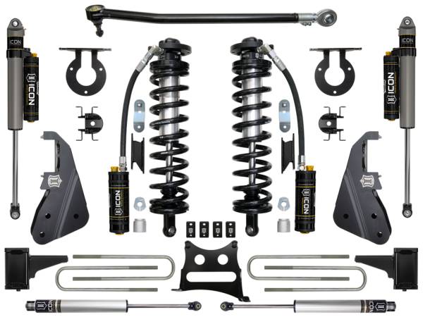 ICON Vehicle Dynamics - ICON Vehicle Dynamics 17-22 FORD F-250/F-350 4-5.5" STAGE 4 COILOVER CONVERSION SYSTEM - K63154 - Image 1