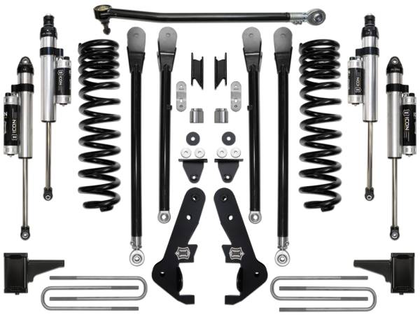 ICON Vehicle Dynamics - ICON Vehicle Dynamics 17-19 FORD F-250/F-350 4.5" STAGE 4 SUSPENSION SYSTEM - K64514 - Image 1