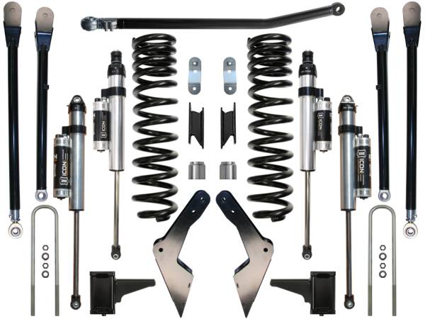 ICON Vehicle Dynamics - ICON Vehicle Dynamics 08-10 FORD F250/F350 4.5" STAGE 4 SUSPENSION SYSTEM - K64553 - Image 1