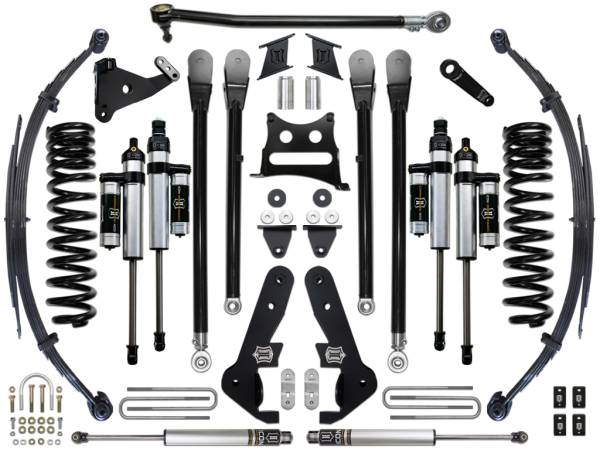 ICON Vehicle Dynamics - ICON Vehicle Dynamics 17-22 FORD F-250/F-350 7" STAGE 4 SUSPENSION SYSTEM - K67114 - Image 1