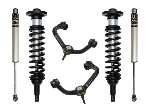 ICON Vehicle Dynamics - ICON Vehicle Dynamics 04-08 FORD F150 4WD 0-2.63" STAGE 2 SUSPENSION SYSTEM W TUBULAR UCA - K93021T - Image 1