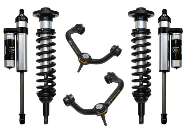 ICON Vehicle Dynamics - ICON Vehicle Dynamics 04-08 FORD F150 2WD 0-2.63" STAGE 3 SUSPENSION SYSTEM W TUBULAR UCA - K93032T - Image 1