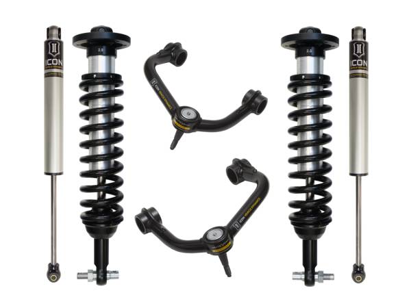 ICON Vehicle Dynamics - ICON Vehicle Dynamics 2014 FORD F150 4WD 0-2.63" STAGE 2 SUSPENSION SYSTEM W TUBULAR UCA - K93062T - Image 1