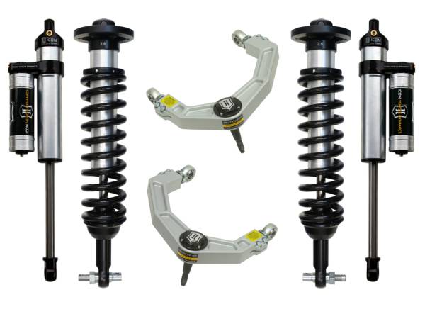 ICON Vehicle Dynamics - ICON Vehicle Dynamics 2014 FORD F150 4WD 0-2.63" STAGE 3 SUSPENSION SYSTEM W BILLET UCA - K93063 - Image 1