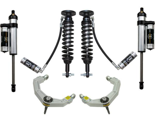 ICON Vehicle Dynamics - ICON Vehicle Dynamics 2014 FORD F150 4WD 1.75-2.63" STAGE 4 SUSPENSION SYSTEM W BILLET UCA - K93064 - Image 1