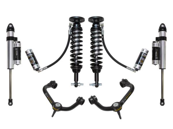 ICON Vehicle Dynamics - ICON Vehicle Dynamics 2014 FORD F150 4WD 1.75-2.63" STAGE 5 SUSPENSION SYSTEM W TUBULAR UCA - K93065T - Image 1