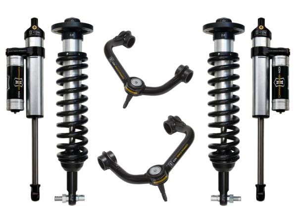 ICON Vehicle Dynamics - ICON Vehicle Dynamics 2014 FORD F150 2WD 0-2.63" STAGE 3 SUSPENSION SYSTEM W TUBULAR UCA - K93073T - Image 1