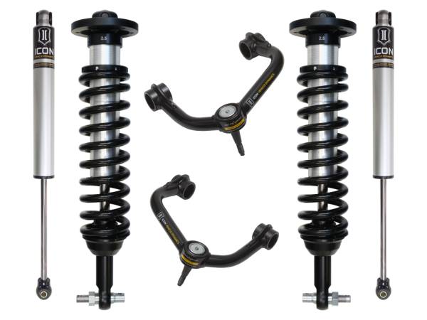 ICON Vehicle Dynamics - ICON Vehicle Dynamics 2015-2020 FORD F150 4WD 0-2.63" STAGE 2 SUSPENSION SYSTEM W TUBULAR UCA - K93082T - Image 1