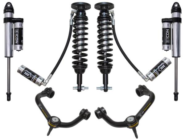 ICON Vehicle Dynamics - ICON Vehicle Dynamics 2015-2020 FORD F150 4WD 2-2.63" STAGE 4 SUSPENSION SYSTEM W TUBULAR UCA - K93084T - Image 1