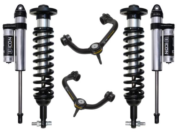 ICON Vehicle Dynamics - ICON Vehicle Dynamics 2015-2020 FORD F150 2WD 0-3" STAGE 3 SUSPENSION SYSTEM W TUBULAR UCA - K93093T - Image 1