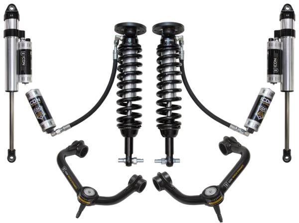 ICON Vehicle Dynamics - ICON Vehicle Dynamics 2015-2020 FORD F150 2WD 1.75-3" STAGE 5 SUSPENSION SYSTEM W TUBULAR UCA - K93095T - Image 1