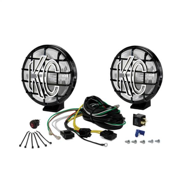 KC Hilites - KC Hilites 6in. Apollo Pro Halogen-2-Light System-100W Spread Beam  -  0151 - Image 1