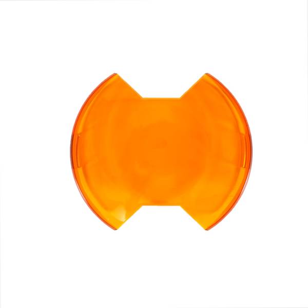 KC Hilites - KC Hilites 6in. SlimLite LED-Light Shield-Amber  -  5104 - Image 1