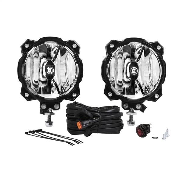 KC Hilites - KC Hilites Pro6 Gravity LED Single Mnt Driving SAE/ECE System (pr)  -  91303 - Image 1