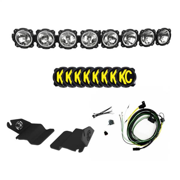 KC Hilites - KC Hilites KC Pro6 Gravity LED 50in 8-Light Overhead Combo System 2021+Ford Bronco  -  91338 - Image 1