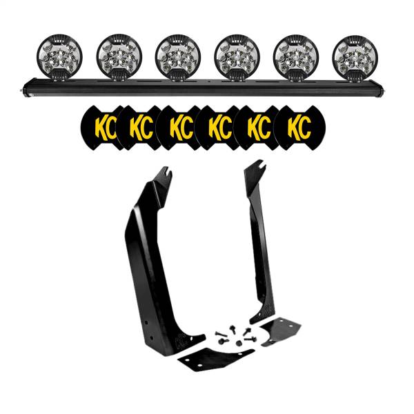 KC Hilites - KC Hilites KIT Jeep TJ Xross Bar SlimLite LED Sys  -  97060 - Image 1