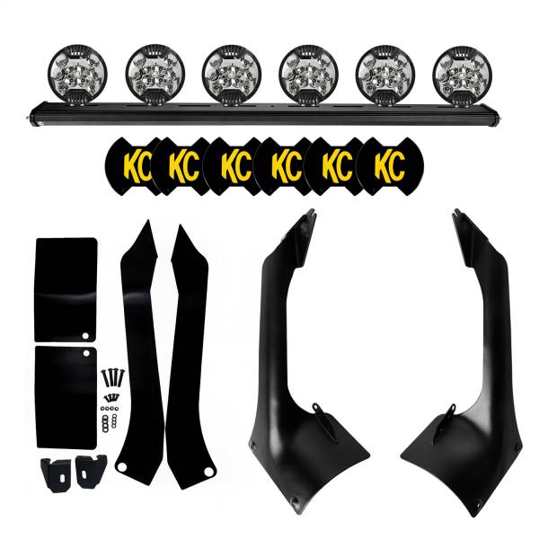 KC Hilites - KC Hilites KIT Jeep JL/JT Xross Bar SlimLite LED Sys  -  97062 - Image 1