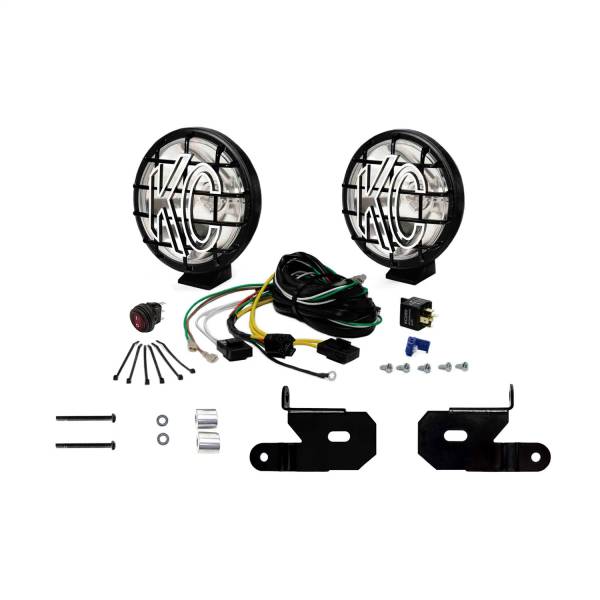 KC Hilites - KC Hilites KIT Jeep JL A-Pillar+Apollo Pro Spot Sys  -  97113 - Image 1