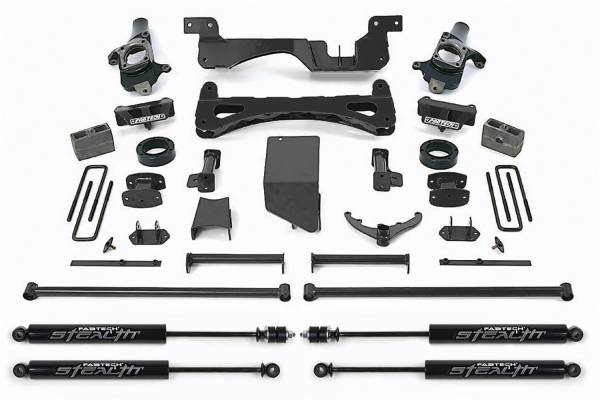 Fabtech - Fabtech Performance Lift System w/Shocks 6 in.  -  K1014M - Image 1