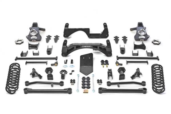 Fabtech - Fabtech Basic Lift System w/Shocks 7 in.  -  K1018 - Image 1