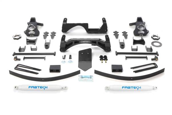 Fabtech - Fabtech Basic Lift System w/Shocks 7 in.  -  K1024 - Image 1