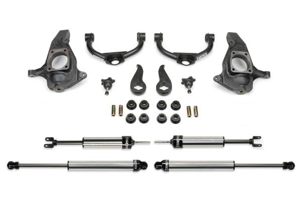 Fabtech - Fabtech Budget Lift System w/Shock 4 in.  -  K1056DL - Image 1