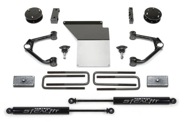 Fabtech - Fabtech Budget Lift System w/Shock 4 in.  -  K1059M - Image 1