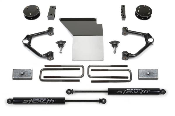 Fabtech - Fabtech Budget Lift System w/Shock 4 in.  -  K1070M - Image 1